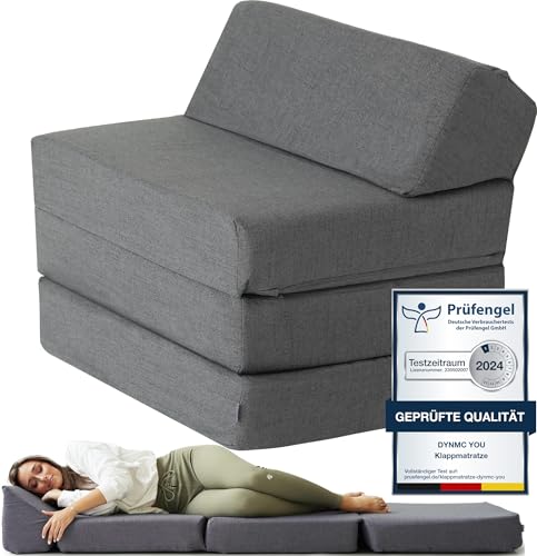 DYNMC you Sillón plegable con función de cama – Sillón plegable con función de dormir – Sillón para invitados plegable – Sillón con función de sueño – Sofá cama