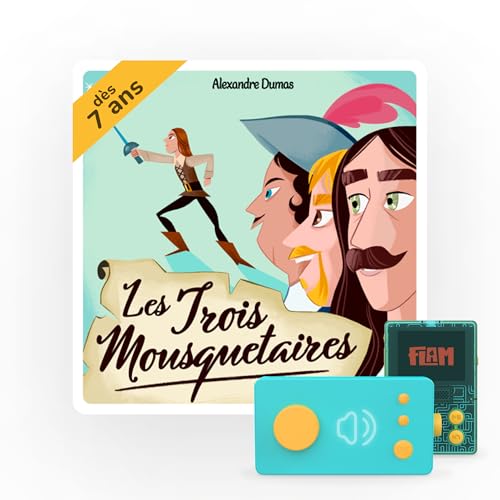 Lunii - Coffret Les Trois Mousquetaires - Livre Audio interactif dès 7 Ans à écouter sur Ma Fabrique à Histoires, Jaune, Petit