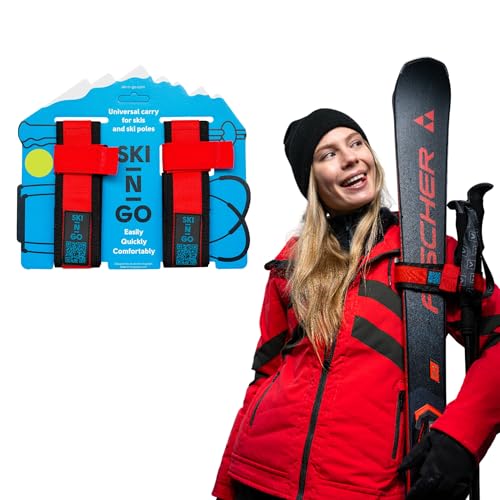 Attache ski ergonomique pour porter facilement les skis des enfants