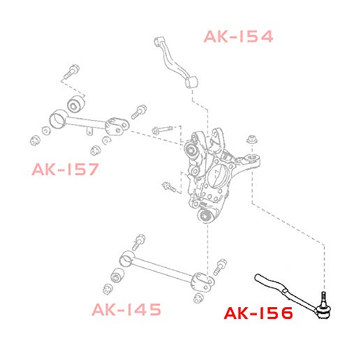Godspeed AK-156-A Rear Toe Arms Review | 2014–2021 Lexus IS - Image 5