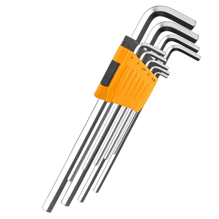 ziodic 9pcs Hex Key Set,1.5-10mm,Heat Treatment and Chrome Plate (LONG ARM) (B0CQHYJNPW) Amazon Price History, Amazon Price Tracker