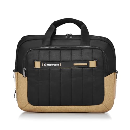 Image of uppercase Alphatech Pro 04 Padded 15.6 inch Laptop & iPad Compartment Messenger Bag with Trolley Sleeve Quick Access Pockets Detachable Shoulder Strap Office Bag for Men & Women - 21 L