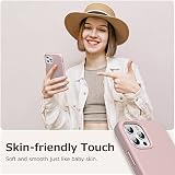 GOODVISH Etui 3 w 1, zaprojektowane dla iPhone'a 12, iPhone 12 Pro z 2 osłonami ekranu, miękkie etui na telefon z płynnym silikonem, z wyściółką z mikrofibry, odporne na wstrząsy, pełna ochrona 15.5