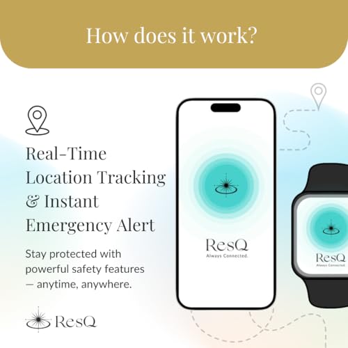 ResQ GPS Tracking Jewelry – Smart SOS Bracelet with One-Tap Alert, Live GPS Location Sharing, Voice Recording & Hidden Tracker for Personal Safety with 24×7 Live Human Assistance (Murin dark Blue) - Image 6