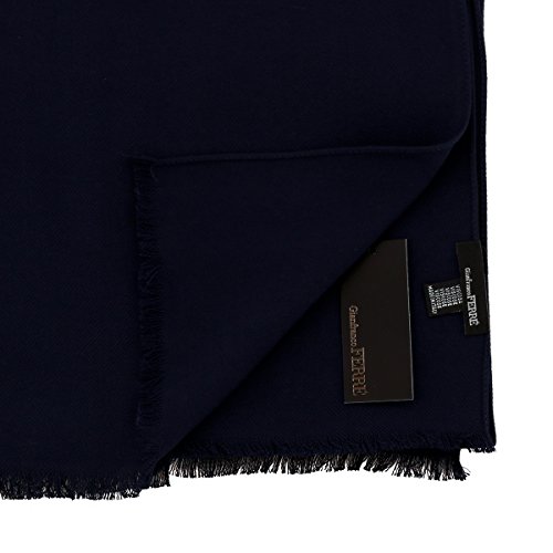 Ferre Gianfranco Navy Blue Pashmina Scarf4