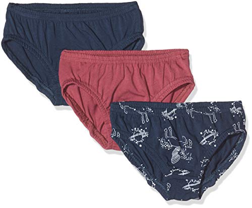 CELAVI Mädchen 3er Pack Panties Unterhose, Blau (Dress Blues 772), (Herstellergröße:80)