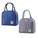 ZOOMPIL 2pcs Thermo-Tragetasche, tragbare Lebensmittel-Tragetasche, Arbeitstasche Isothermaltasche, Lunch-Tasche, kleine Strand-Kühltasche, Bento-Tasche, luftdichte Lunchtasche, Picknicktasche