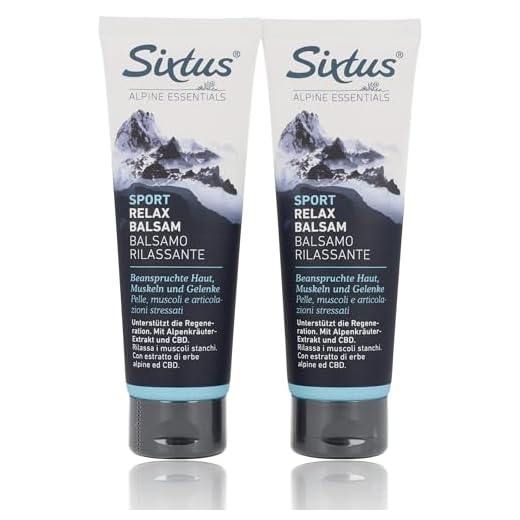 Sixtus SPORT RELAXBALSAM - Ideal zur Sportmassage 250 ml (2 x 125 ml)