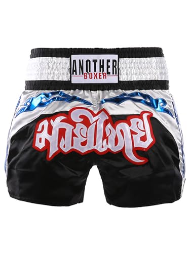 Zaldita Herr thaibox shorts muay thailändska shorts korta byxor kampsport shorts träningsshorts fitness, A-typ svart, L