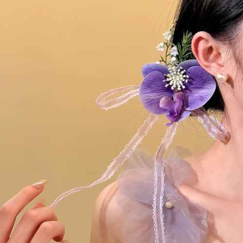 Pince à cheveux hawaïenne pour mariage et coiffures de plage bohèmes