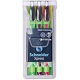 Stride 190095 Fineliner Pen, Wallet Pack, 0.8mm, 3/PK, Multi