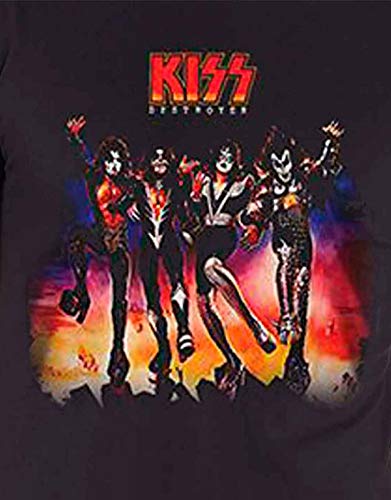Kiss Destroyer officiel Homme nouveau Noir T Shirt - Les Beatles, Paul McCartney, John Lennon, RIngo Starr, George Harrison Kiss Destroyer officiel Homme nouveau Noir T Shirt – Image 4