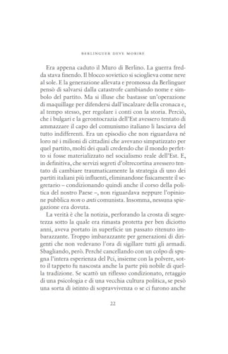 Berlinguer Deve Morire. Il Piano Dei Servizi Segreti Dell'est Per Uccidere Il Leader Del Partito Comunista - 4