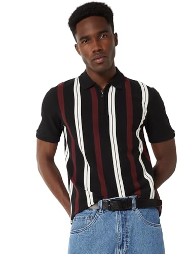 Image of Max Men Striped Polo T-Shirt