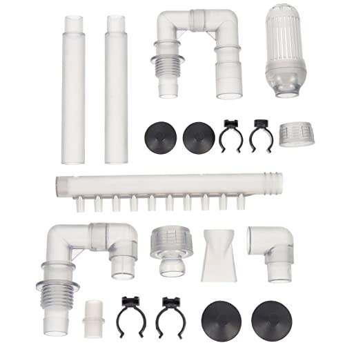 POPETPOP Aquarium Filter Bucket Water Pipe Accessories 12Mm Inlet Outflow Tubes Replacement for Fish Tank External Filter with Smooth Bend Design