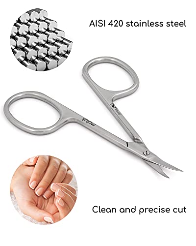 Cuticle Scissors Professional Maluk Small - Thumbnail 4