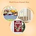 8 Pack Heavy Duty Tablecloth Weights, Stainless Steel Balls with Metal Tablecloth Clips for Outdoor Tables, Curtains & Christmas Flag, Add 19.2oz Weights for Holiday Dinner Party or Outdoor Picnic