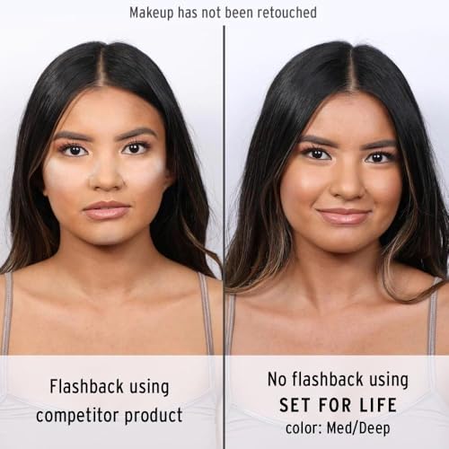 Image of loose powder weightless texture for even application & easy blending