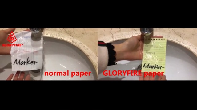 GLORYFIRE Waterproof Notebook All Weather Shower Pocket Tactical Notepad With Cover Steno Pad Memo Book (5pcs - View #3