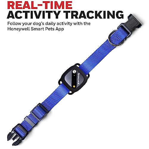 Honeywell Rastreador de atividades para animais de estimação com GPS para cães, azul - use sua colei
