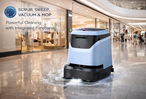 Advanced AI Cleaning Robot for Warehouses