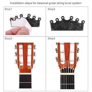 ZIRYXQ Système d’accordeurs de verrouillage pour guitare électrique, version améliorée, mécaniques de guitare électrique, accordeurs, chevilles d’accordage, chevilles d’accessroies - Les Beatles, Paul McCartney, John Lennon, RIngo Starr, George Harrison ZIRYXQ Système d'accordeurs de verrouillage pour guitare électrique, version améliorée, mécaniques de guitare électrique, accordeurs, chevilles d'accordage, chevilles d'accessroies – Image 7