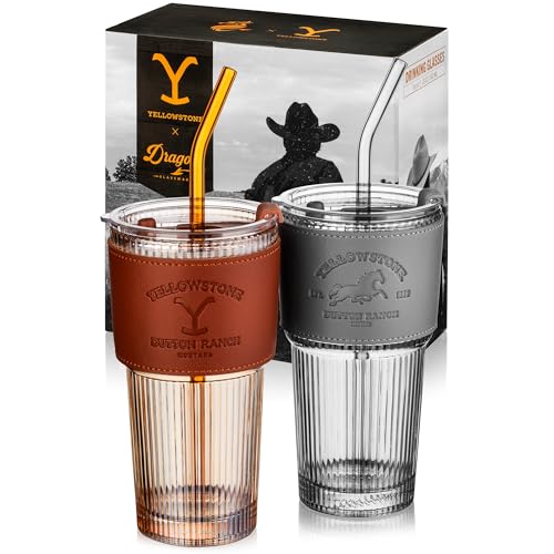 Juego de vasos Dragon Glassware Yellowstone pack 6 pzas miniatura 3