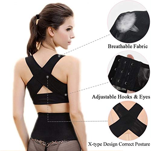 Corrector de postura para mujeres siéntete cómoda y camina erguida con este soporte corporal 5