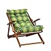 TECNOCUCI Cuscino Imbottito per Poltrona Sdraio Relax (115x55) - 100% Made in Italy - Ricambio Ideale per Interni ed Esterni (Giardini, Cortili, terrazzi) - Disponibili Diversi Colori