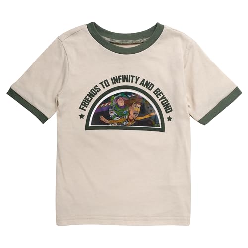 Image of Disney Boys T-shirt and Shorts Outfit Set - Holographic T-Shirt & Matching Shorts Set, Mickey Mouse & Toy Story