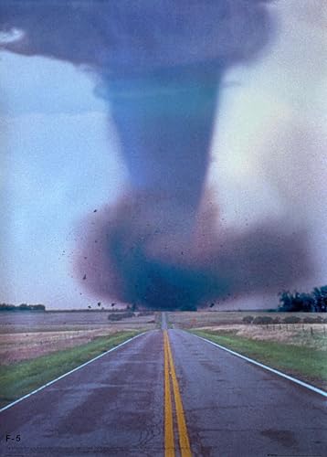 Affiche Tornade 64X90cm, poster haut de gamme aux finitions graphiques précises