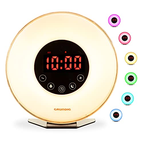 Grundig Radio-réveil, en Plastique, Lumineux, Multicolore, média