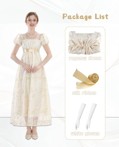 Image of NSPSTT Women Girls American Pioneer Colonial Dress Prairie Costume