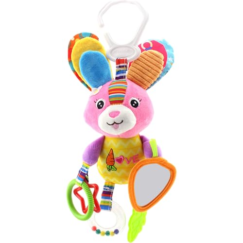 Veesper Sonajero Colgante para bebé, Juguetes de Peluche, campanillas de Peluche, Juguetes educativos para Cochecito, Cuna.