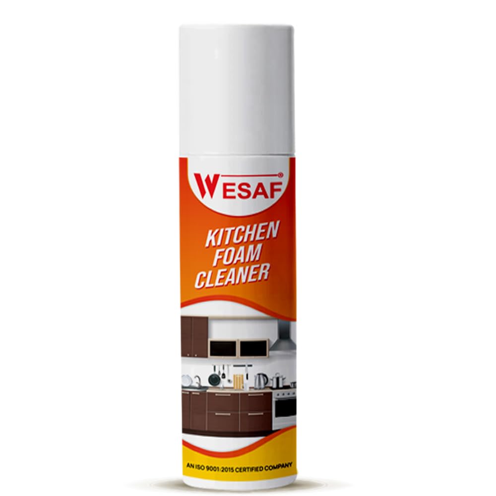 Wesaf Kitchen Foam Cleaner Spray | Oil & Grease Stain Remover |Gas Stove & Chimney Cleaner Spray|Suitable for Chimney, Gas Stove, Hob, Tap, Tiles & Sink Grade (300G) (B0DCC5K3NH) Amazon Price History, Amazon Price Tracker