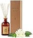 Craft & Kin Reed Diffuser Sticks ‘Orange Blossom & Lotus Scent’ Set, includes 8 Rattan Scented Sticks Diffuser Reeds, All-Natural Essential Oil & Amber Glass (5.75oz) | Provides Constant Fragrance
