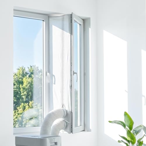 Aislamiento para aire acondicionado portátil con sello de ventana de 560 cm de longitud total