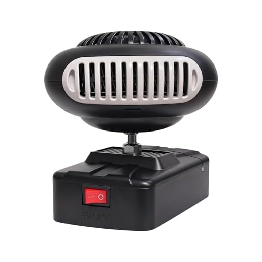 Hitburu Calentador De Espacio Con Batería - Desempañador Sin Cable Alimentado Por Batería | Calentador Desempañador Seguro Para Ventanas Eléctricas - Para Camión, Automóvil, Motocicleta, Scooter, SUV,