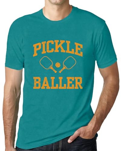 Image of Mens P-Ball Shirt Pickleball Player Themed Tee Tops