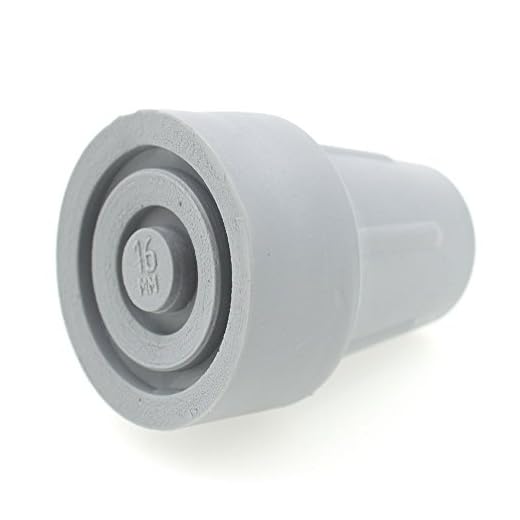 Hoogwaardige rubberen doppen (verpakking 2) - kies je maat/kleur (16 mm, grijs)
