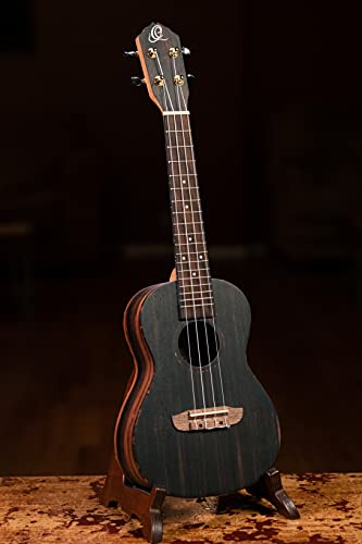 Ortega RUEB-CC Concert ukulele avec un corps en ébène et un gigbag - Les Beatles, Paul McCartney, John Lennon, RIngo Starr, George Harrison Ortega RUEB-CC Concert ukulele avec un corps en ébène et un gigbag – Image 4