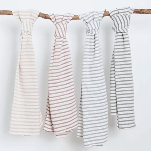 Amazhiyu Women's Cotton Gauze Large Scarf Wraps Long Scarves Shawl 70'' x 24'' (L x W)4