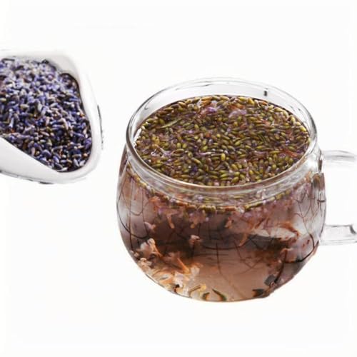 Té Chino De Flores Secas De Lavanda Té Perfumado Tee De Flores Moradas Tea Botánico Te Calmante Y Relajante Para Dormir Tea Verde Aromático De Flores Sin Aditivos (100g)