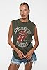 The Rolling Stones Tank Top Muscle T Shirt Tour 78 Official Unisex Green XXL #1