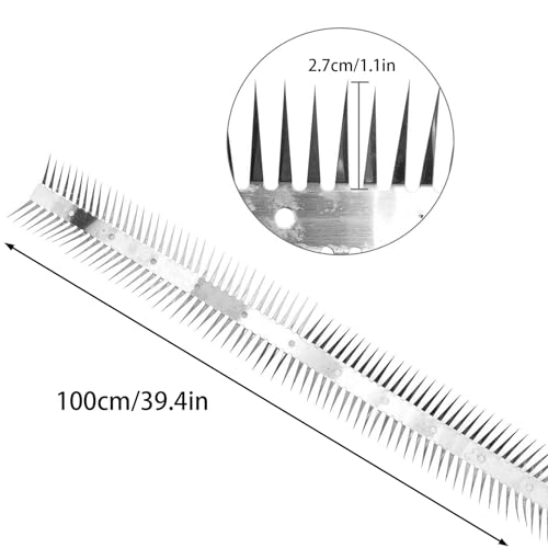 100cm Marderabwehr Marderschutz Fallrohr Marderschreck für Haus, Dachrinne und Baum I Marderschreck, Marderschutz Fallrohr (100cm*2.5cm) – Bild 3