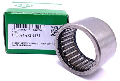 INA HK3024 2RS L271 Drawn Cup Sealed Needle Roller Bearing 30X37X24 MM