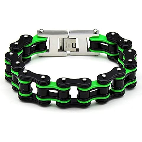 Qiaonitu Stainless Steel Bike Bracelet Cover