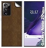  Pegatina Vinilo Autoadhesiva Textura Piel para Samsung Galaxy Note 20 Ultra