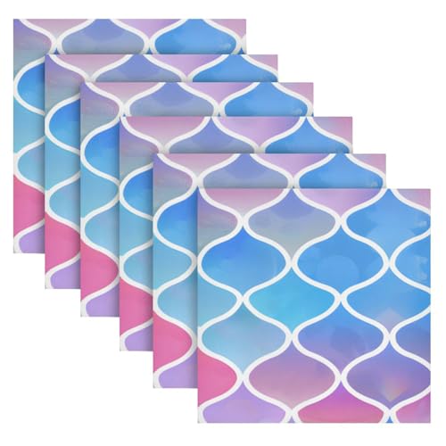 Servilletas de tela senya multicolor pack x6 20x20 pulg miniatura 2