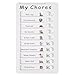 SENWHAL Chore Chart for Kids My Chores Replaceable Checklist Board Dry Erase Daily Task Routine Chart Multiple Kids